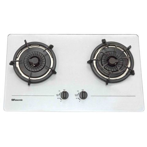 Rasonic 樂信 RG-233GW-LPG 75厘米 嵌入式雙頭石油氣煮食爐